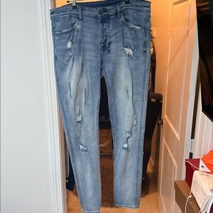 Ksubi Light Blue Denim with Graphic Patch